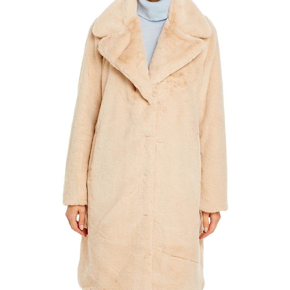 Aqua Cream Teddy Jacket